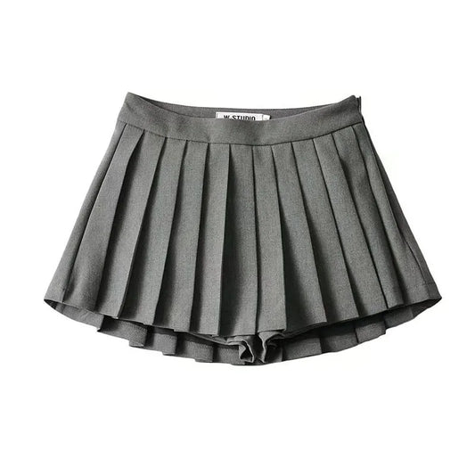 Sexy Women Pleated Skirts High Waist Summer Vintage Mini Skirts Korean Tennis Student White Designed Dance Skirt