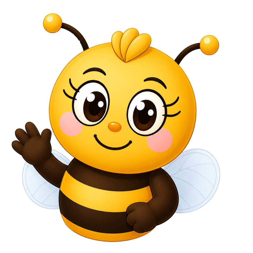 Bia, a mascote da Colmeia